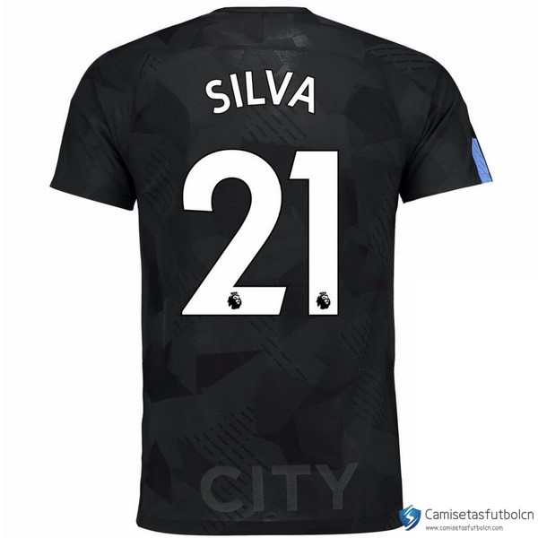 Camiseta Manchester City Tercera equipo Silva 2017-18